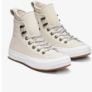 CHUCK TAYLOR ALL STAR WATERPROOF BOOT LEATHER HIGH TOP IN PALE